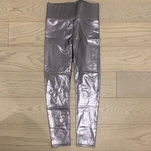 Knix Metallic Silver Women's Leggings